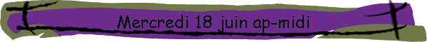 Mercredi 18 juin ap-midi