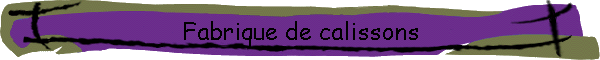 Fabrique de calissons