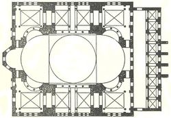 Plan de la Basilique Sainte Sophie